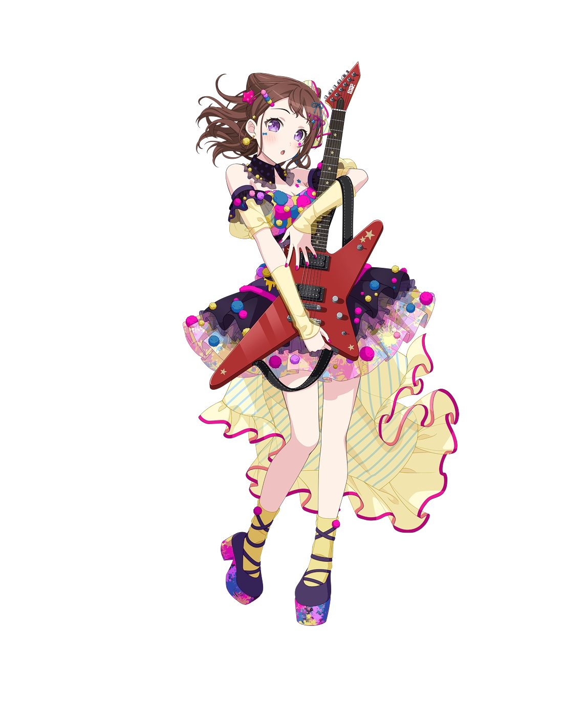 Official character illustration of Kasumi Toyama